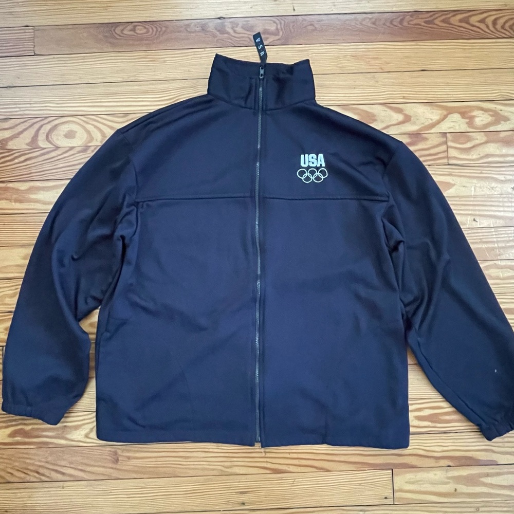 USA Olympic Black Jacket